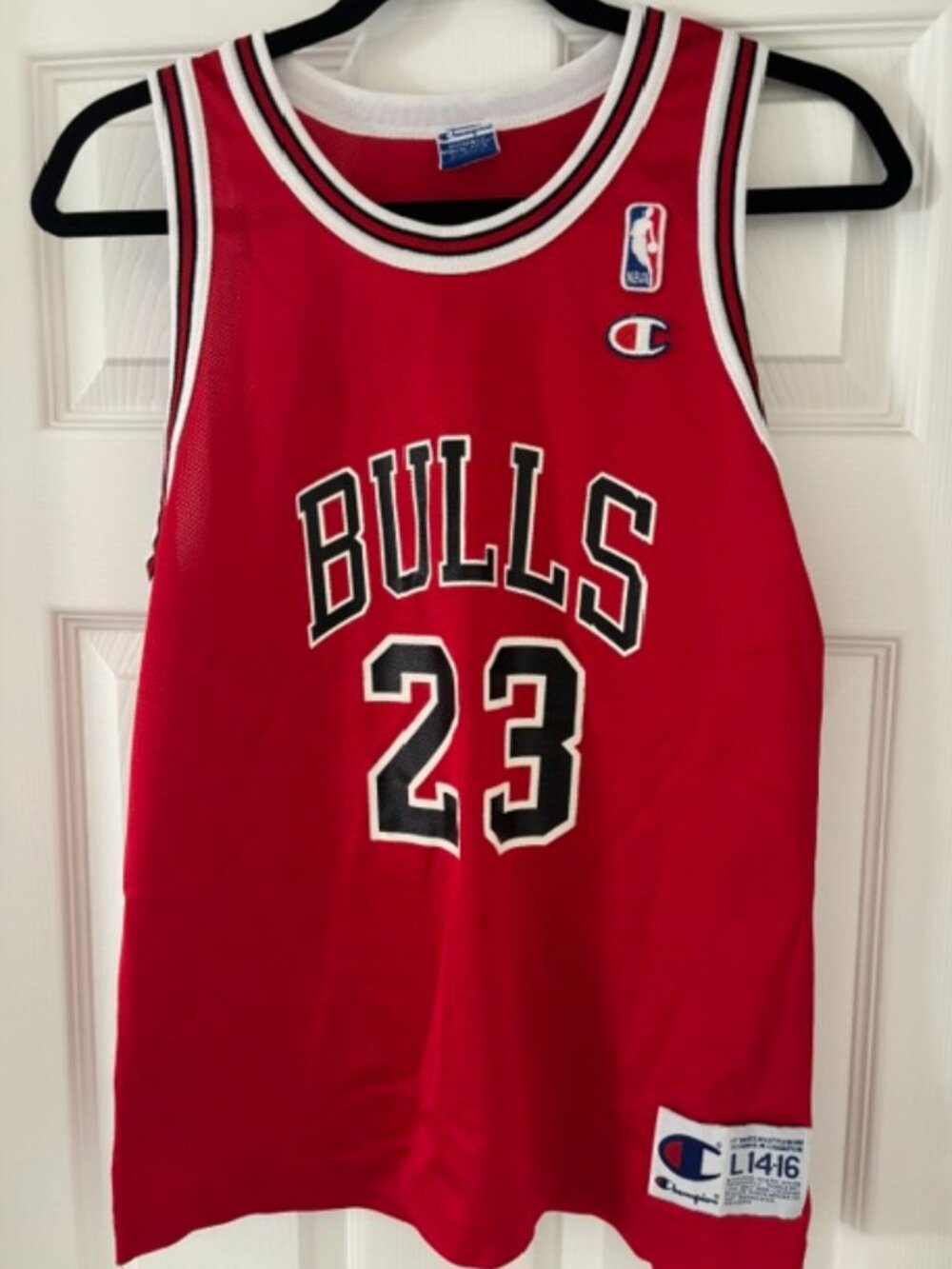Vintage Champion Michael Jordan #23 Chicago Bulls Jersey – Youth Large